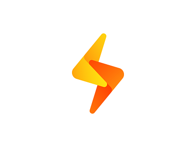 Bolt art bolt branding branding design colors colors palette dribbble exploration gradient icon illustration lighting bolt mark orange symbol yellow