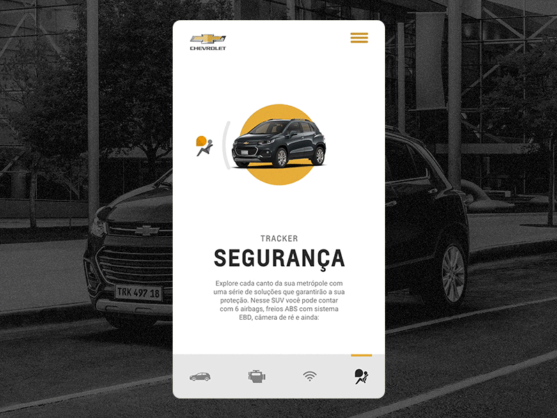 Animation on Adobe XD for Chevrolet adobe xd animation animation xd chevrolet chevy gif ui ux xd xd design
