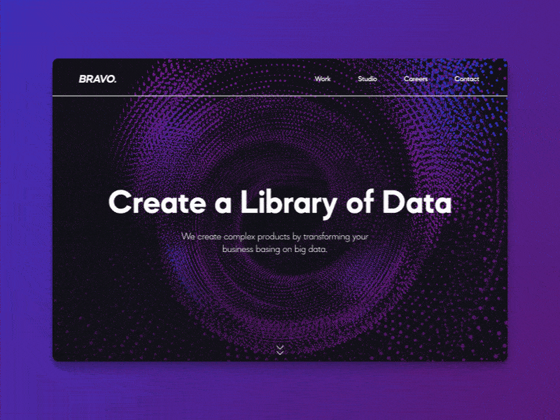 Bravo main page animation animation artificial intelligence big data big data animation bravo data data animation dot dot animation dots gradient gradient animation main page motion motion design motion graphics portfolio web