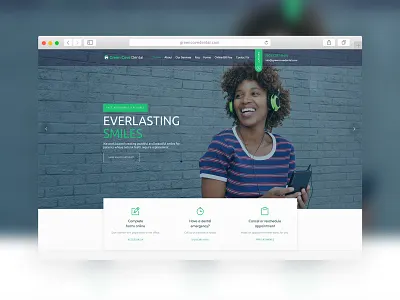 Dental Services - Website Design branding dental dental care dental logo dental website design design logo design presentation website sparkweb ui ux web web design web design agency web design company webdesign website website concept website design websites