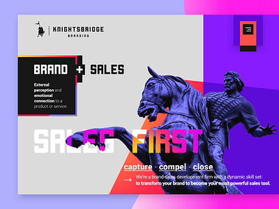 KBB - Branding Agency #3 branding agency creative agency design digital agency funky and fresh landing page minimal one page ui ui design user interface web design website website design