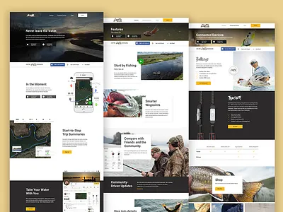 Landing Page Exploration design landing page outdoors ui uiux ux web design