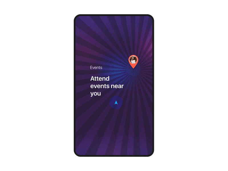 Event app tutorial screen animated gif animated ui animation animation 2d app mobile mobile app mobile app design mobile design mobile ui ui userinterface ux ui
