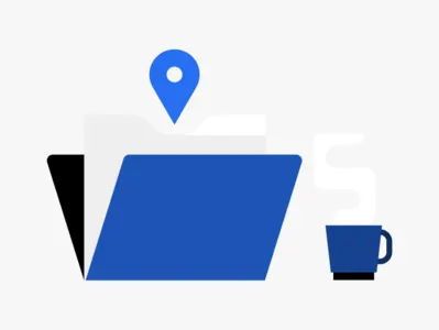 Empty state illustration b2b coffee empty page emptystate enterprise folder location