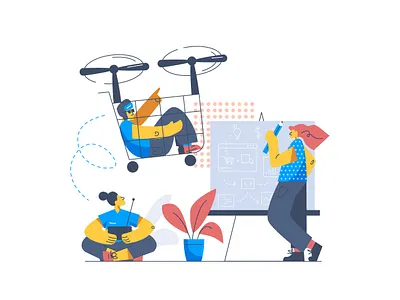 Streamflow branding cartoon design ecommerce ecommerce app illustration invention ui