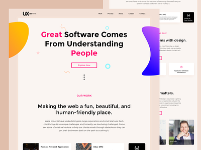 User10 Agency Landing Page apple branding color design flat icon identity illustration lettering minimal type typography ui ux web web design website
