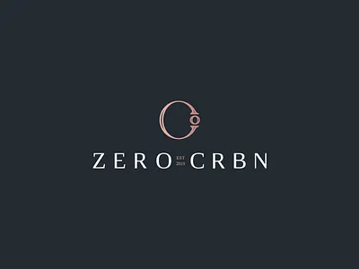 ZERO CRBN brand branding c logo design icon jewelry jewelry logo logo luxury luxury logo mark print