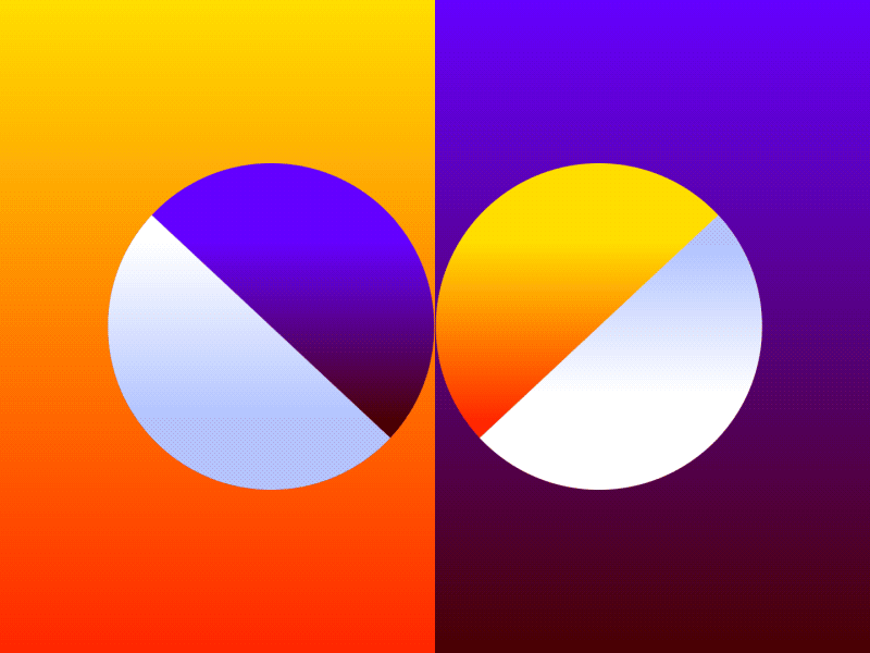 60 🏀 2danimation 60 ball circle cross gradient loop motion motion design simplicity