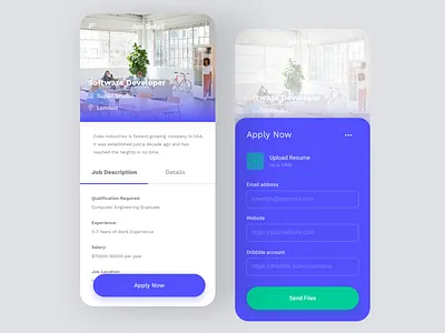 Daily UI #50 | Job Listing application design application ui concept cv resume daily ui daily ui 050 daily ui challenge dailyui dailyuichallenge interface job app job application job listing job offer job search linkedin redesign resume design ui ux