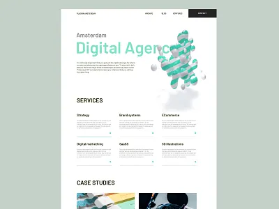 GreenYellow 3d agency branding concept design sketch