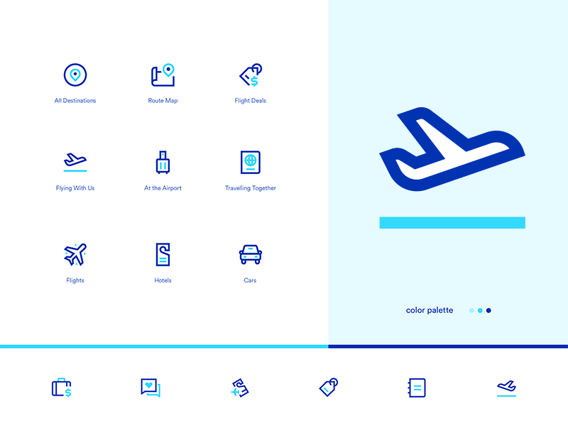 Flying Icons design hotels icon set iconography icons ios plane simple travel ui ux vector designer
