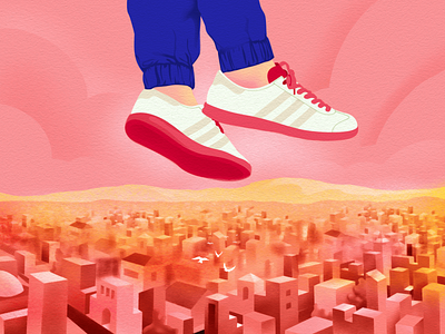 Top Of the World art concept creative design design art designer drawing illustration illustrator inspiration sneakers vector visual wallpaper