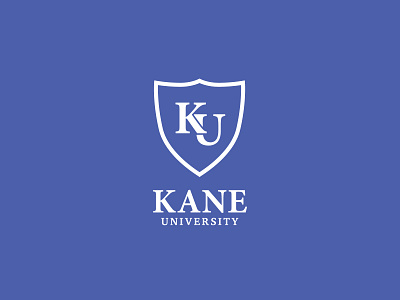 Kane University branding college daily design daily logo daily logo challenge daily logo design dailylogochallenge graphic design kane ku logo logo design shield simple logo typography university