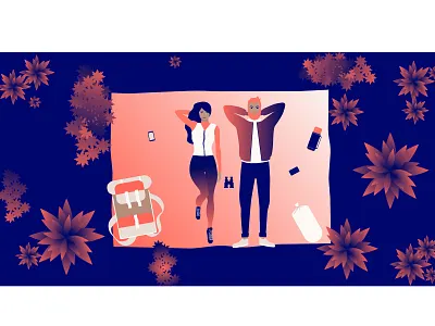 stargazing design illustration illustrator vector