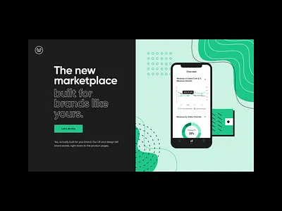 Hero app black bold clean dark design green hd hellohello hero home interface marketplace minimal phone simple stem ui ux vertex