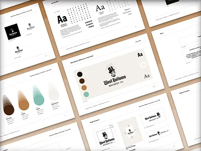 West Bottoms Whiskey Co. Style Guide brand branding design graphic design identity kansas city logo logotype mark style guide typography