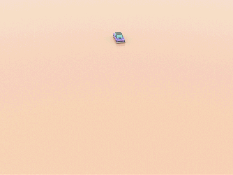 Car Drifting 3d 3d animation 3d artist car cartoon drift drifting illustration isometric lowpoly minimalist
