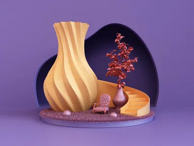 Shapes Composition 3d abstract branding design illustration render webshocker website