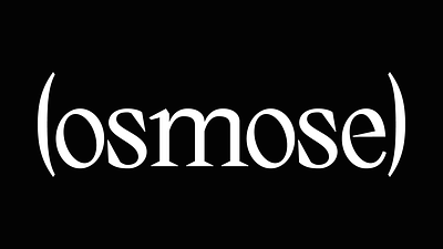 OSMOSE - BRAND IDENTITY branding graphic design layout design logo