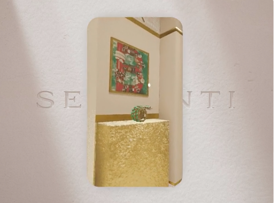 Bvlgari 75 Serpentiform AR Portal ar augmented reality branding immersive experience portal spark ar ui user interface ux