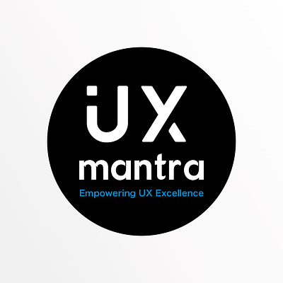 UX mantra Logo Design branding design illustration logo logo design sketch vector