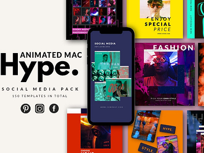 Animated Mac Hype Instagram Pack animated animated instagram animated instagram pack animated template blogger branding clean elegant instagram instagram pack instagram stories instagram template mac hype modern social media social media pack social media templates stories template templates