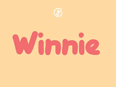 Winnie artistic fonts branding chilhoood delightful fonts design display enchantment font font fonts funny handlatter illustration kawaii type typeface typography