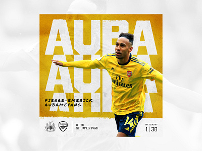 Arsenal – Matchday 1 | 38 ad advertising arsenal arsenal fc artwork branding digital art epl flat design football graphic design layout design photography premier league print soccer social media sports textures typography