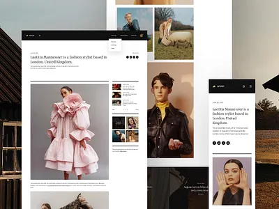 Artstel Editorials editorial editorials ui web webdesign webpage website