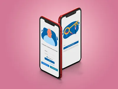 User Registration angular clean clear codegen design flat illustration material mobile registration signup simple ui user account ux