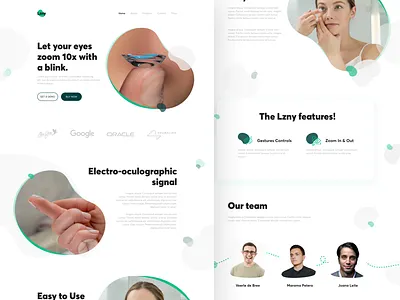 Lzny Web design branding freetimework landingpage site uidesign uiux uxdesign webiste websites