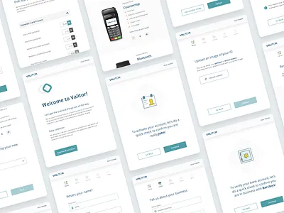 Valitor - Dynamic Application application blue design finance fintech ipad sales sales tool tablet teal terminal ui ui design uk united kingdom ux valitor white