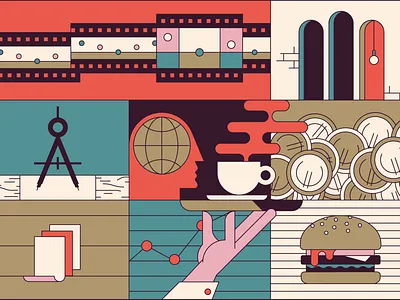 De Korenbeurs architecture artwork award branding building campaign coffee daily design drawing editorial film idea illustration illustrator movie sketch storytelling vector video