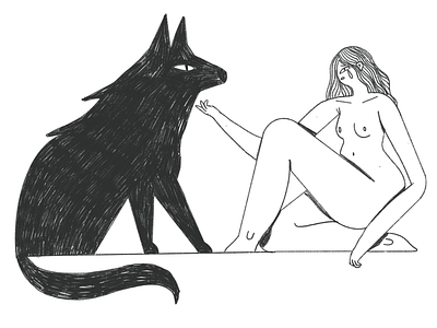 friend? character female illustration illustrator ipadpro procreate