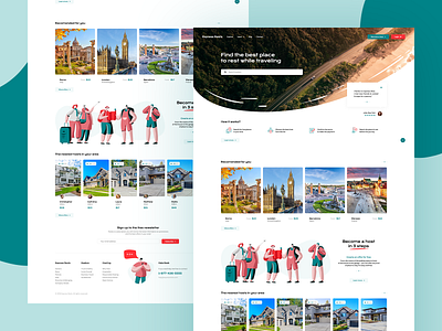 Express Rests 🚘💤 airbnb app booking car design hero landingpage minimalist mockup onepage theme travel ui ux web webdesign webdesigner website welcome wordpress