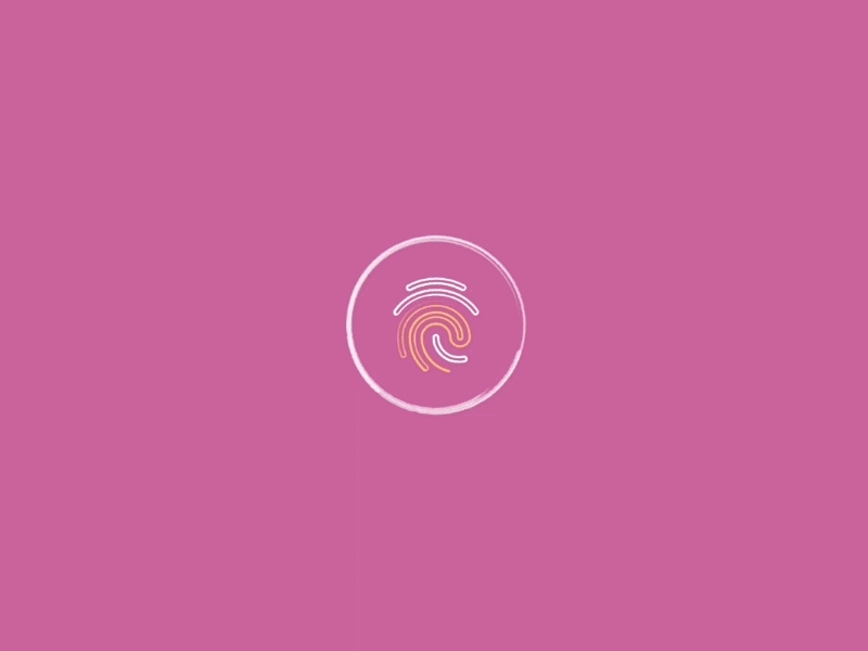 Fingerprint Security Navigation animation design dribbble ideas inspiration interactiondesign mobile app navigation sketches ui uianimation uidesign userexperience userflow ux