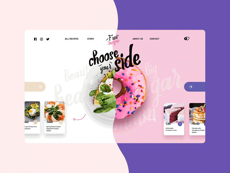 Dribbble Choose Animation