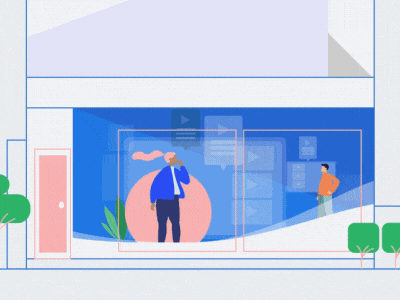 NOM Explainer 2d 2d animation animation character character animation characters illustration motion graphics ui vector