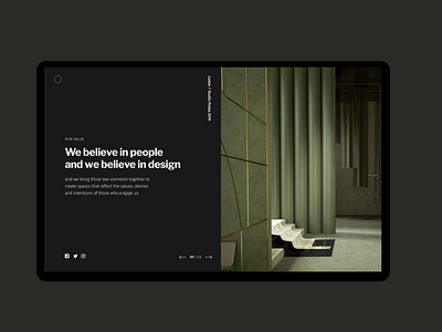 Interior Design Studio Concept bold branding clean color concept daily challange design fashion flat identity illustration layout logo minimal type typography ui ux web website