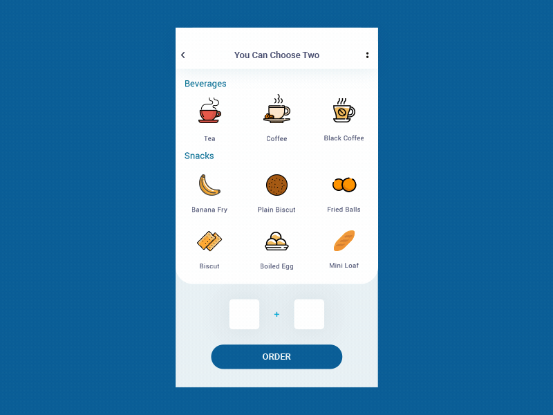 Coffee Break App Interaction ☕ android animation app coffee design gif icon illustration illustrations ios minimal mobile motion motion design snacks ui uiux user interface ux vector