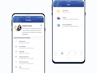 Profile - setting screen app branding dribbble icons icons pack illustration mobile ui ui ux ux