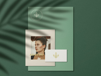 Ananda branding design identity logo typography