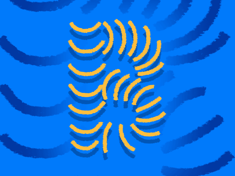 Swimming B animation explorations illustration photoshop animation typography