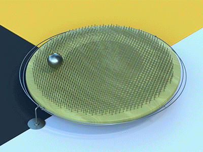 Looping Maze #6 3d animation c4d cinema 4d gif infinite loop looping animation marble maze render sphere