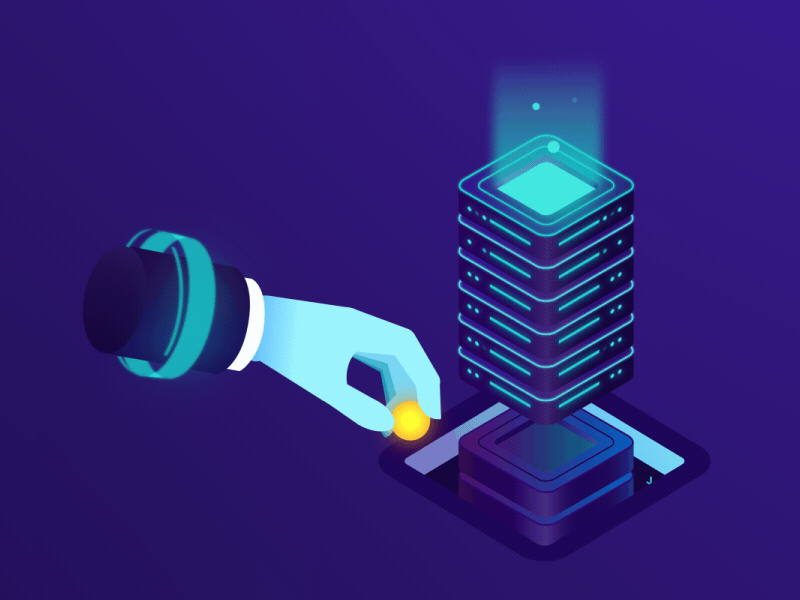 Cloud Services - Flexibility after effect animated gif animated icon animation icon illustration illustrator isometric isometric art isometric design isometric illustration