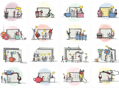 Layout sketches ideas procreate sketch