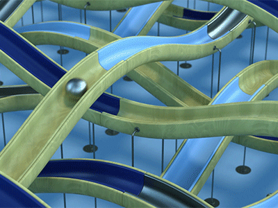 Looping Maze #7 3d animation c4d cgi cinema 4d gif infinite loop looping animation marble maze motion graphics render sphere