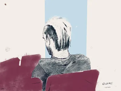 Jury Duty 1 & 2 digital painting illustration painting portrait procreateapp