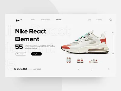 Responsive design interaction interaction design interface landing page design landingpage nike ui ui design uidesign uiux