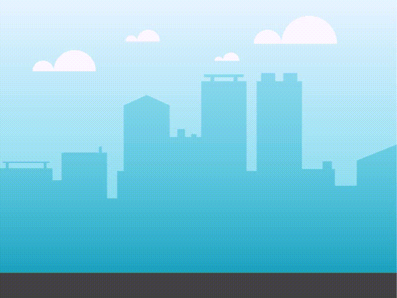 Simple Animation using AE 2d after effects animation building design illustration minimal vector